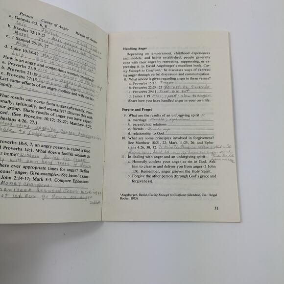 Religious Christian Booklets Concordia Bible Study Fundamental Doctrine 1980s 3 - Picture 12 of 16